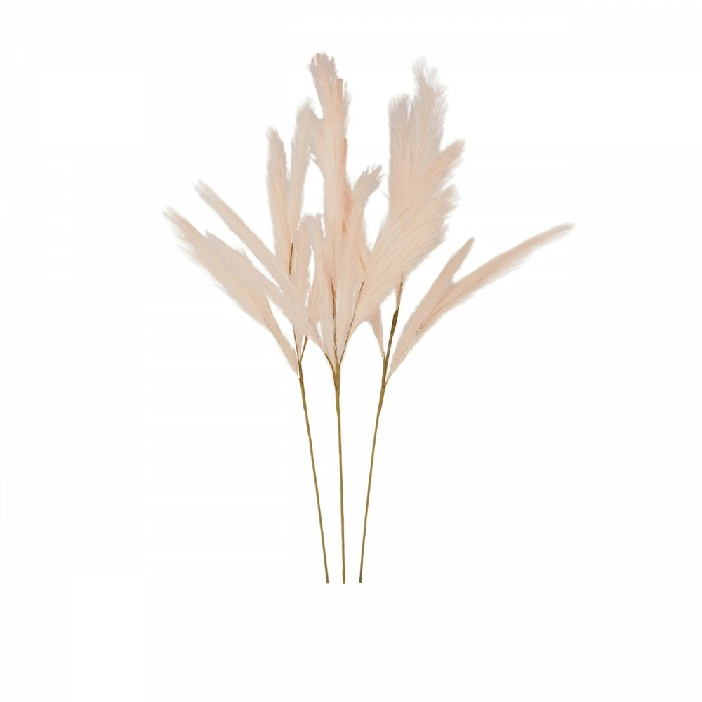 Plumeau Artificiel Rose 110cm Lot De 3 – Image 2