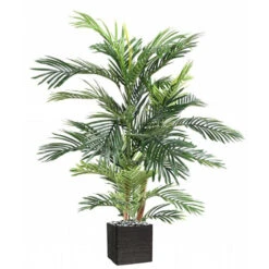 Joli Palmier Areca Artificiel En Pot Multitroncs H 180 Cm Vert - Choisissez Votr