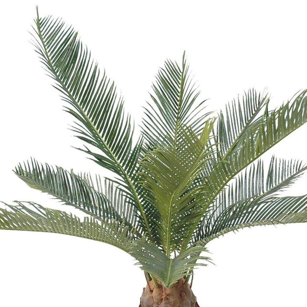Palmier Cycas Artificiel En Pot H 50 Cm Vert - Choisissez Votre Hauteur: H 50 Cm – Image 2