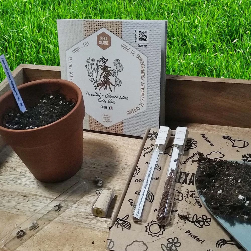 Coffret De Semences Textile Tissus Etoffe Et Fil – Image 6