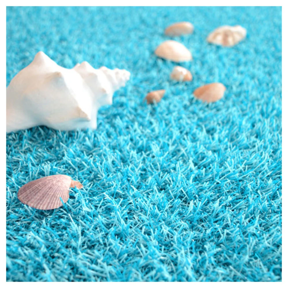 Gazon Synthétique Happy Party - Couleur Bleu - Classé Feu - 20mm - 1m X 4m – Image 5