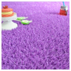 Gazon Synthétique Happy Party - Couleur Violet - Classé Feu - 20mm - 2m X 2m