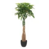 ATMOSPHERA Plante Artificielle Arbre Pachira En Pot H 110 Cm