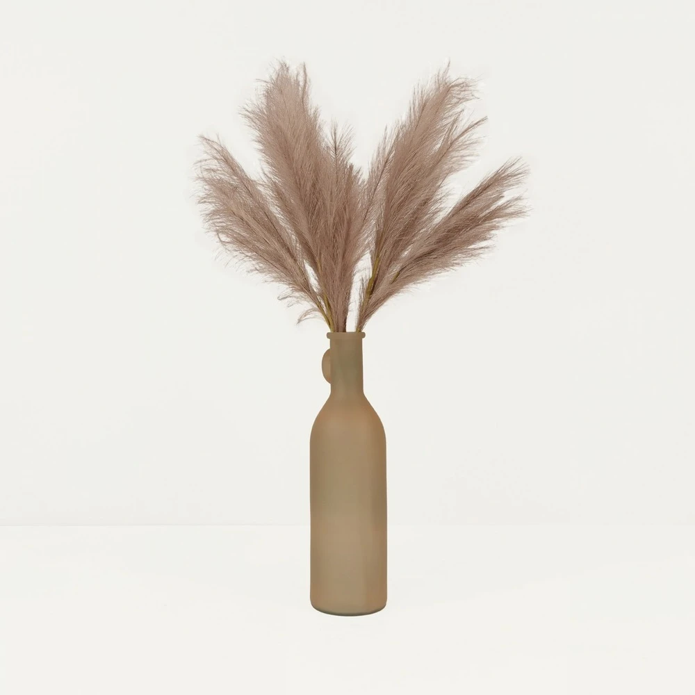 Plumeau Artificiel Brun 110cm Lot De 3 – Image 3